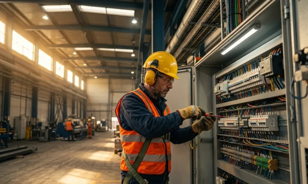 vigía trabajos eléctricos